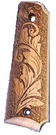 Colt 1911 grip carving